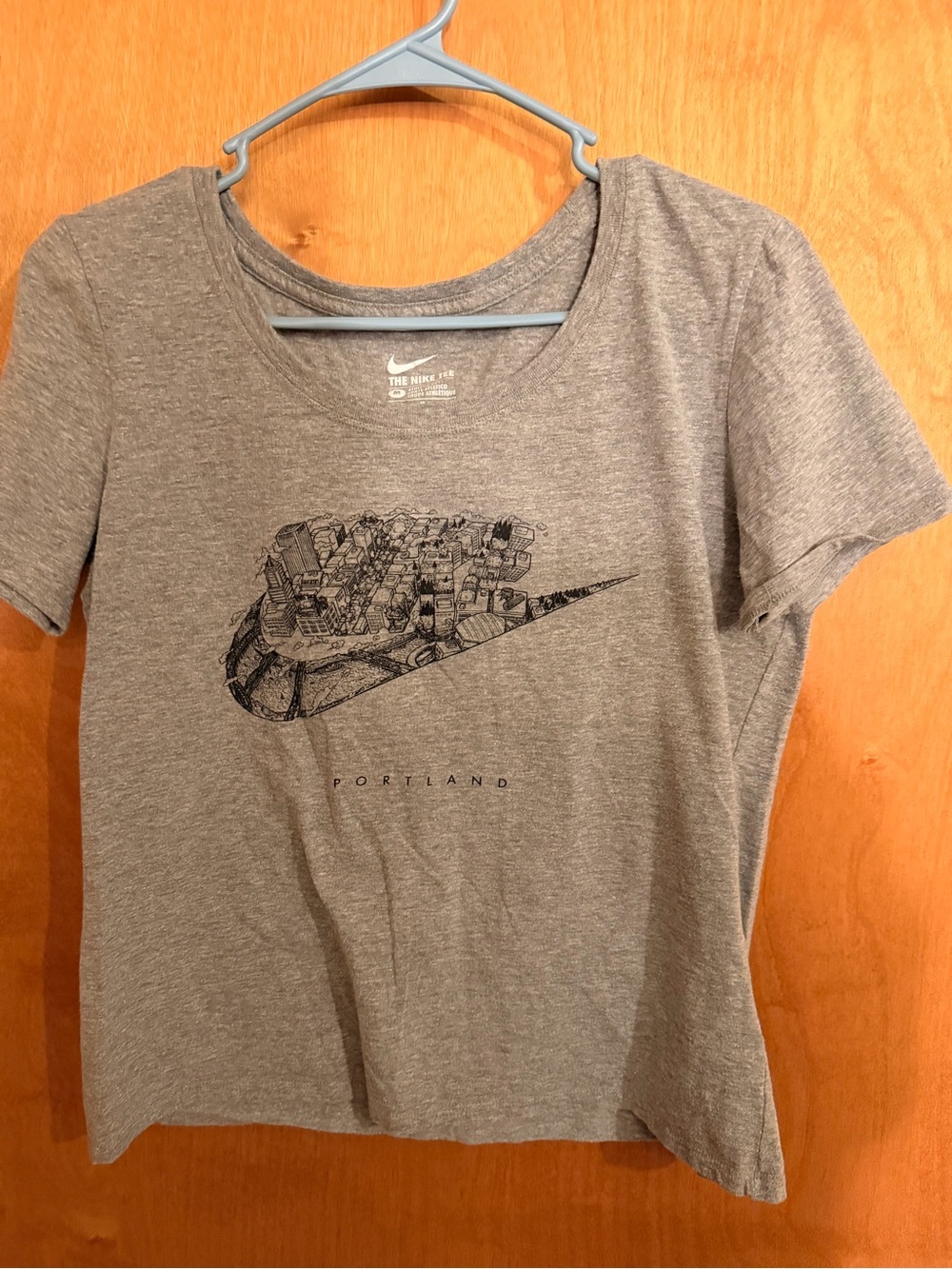 Nike Gray The Nike Tee Graphic Crewneck
